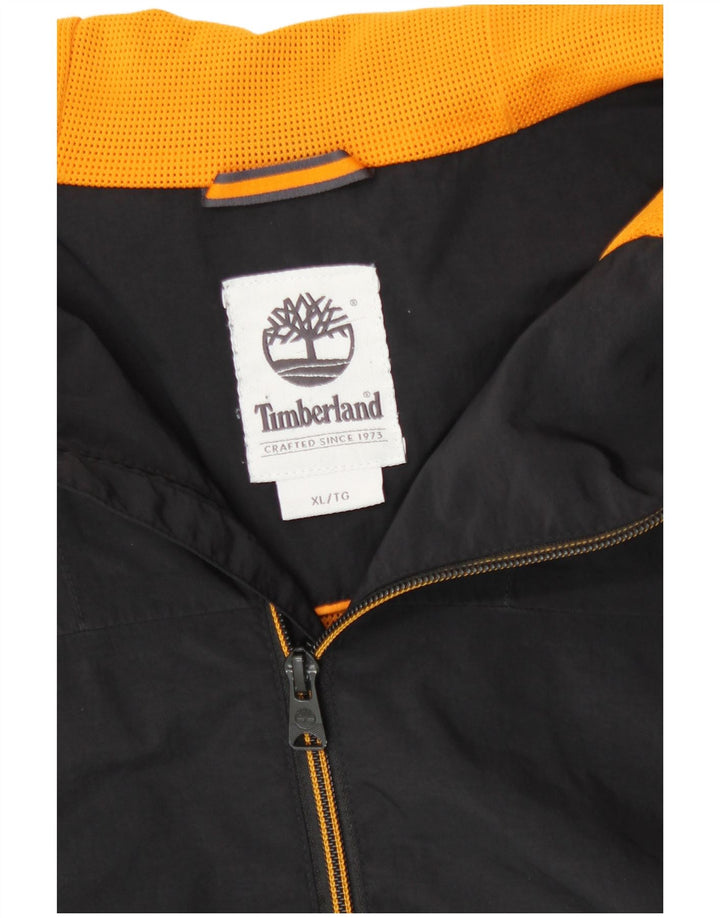 Jachetă bomber cu glugă pentru bărbați Timberland UK 42 XL Nylon negru