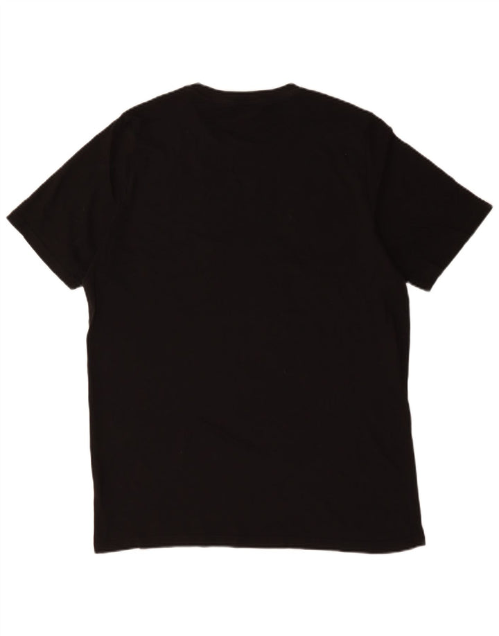 Tricou grafic Puma pentru bărbați Top mare din bumbac negru
