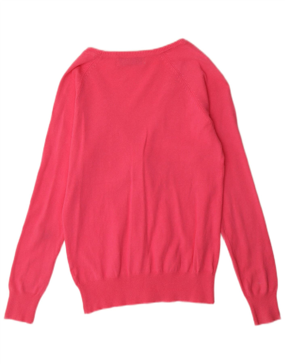 Pulover cardigan pentru femei Zara UK 12, bumbac roz mediu
