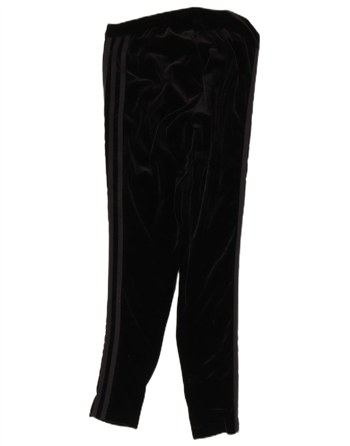 Leggings din Velour pentru femei Adidas UK 12 Poliester mediu negru