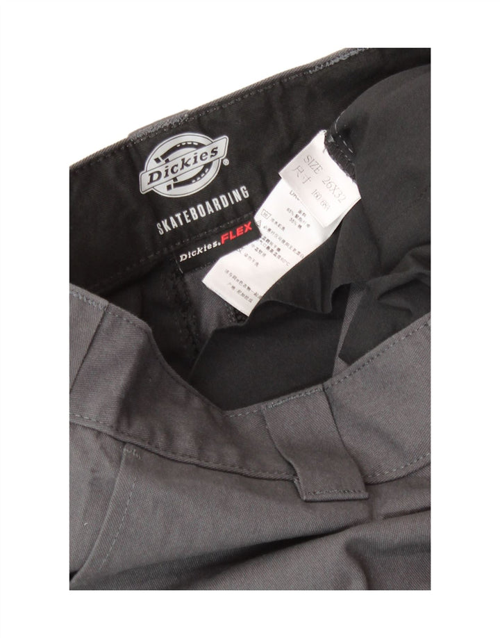 Pantaloni cargo drepti de skateboarding pentru femei Dickies W26 L32 poliester gri