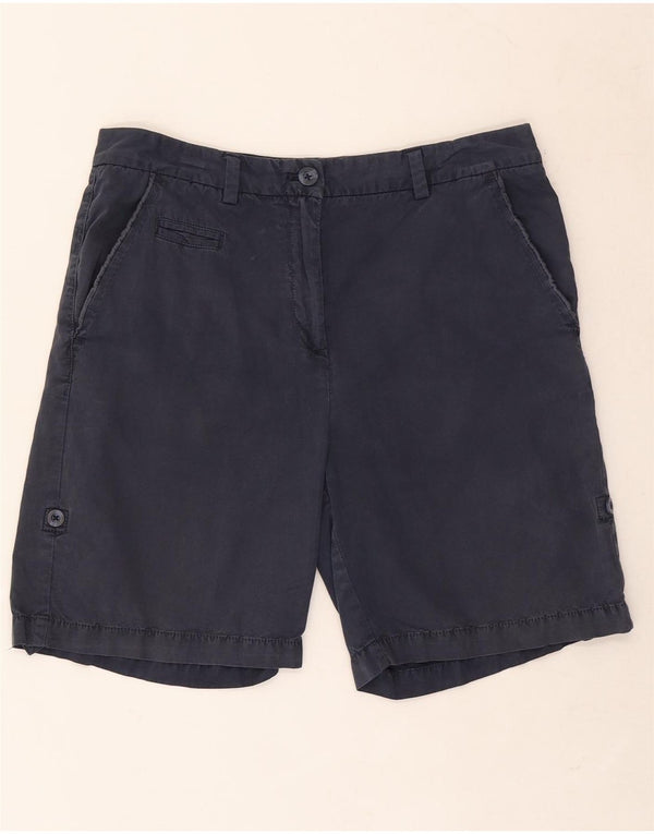 Pantaloni scurti chino pentru femei Marks & Spencer UK 12 Medium W30 Bumbac bleumarin