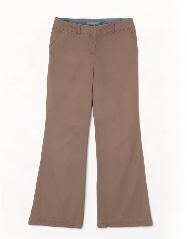Pantaloni chino pentru femei Boden Flare UK 10 Small W28 L31 Bumbac gri