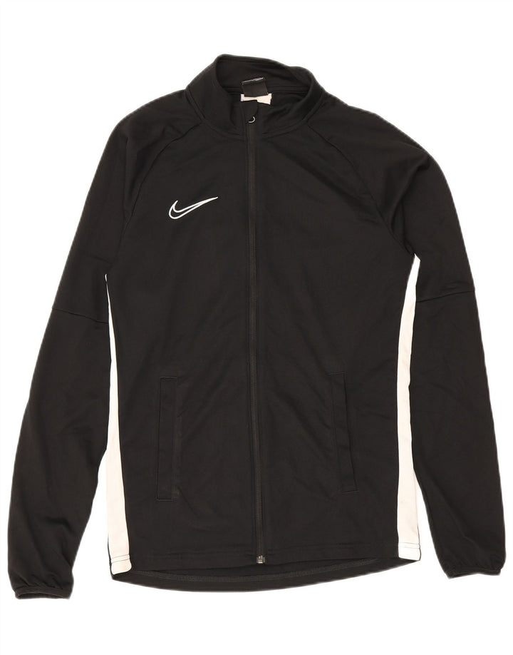 Jachetă de top pentru trening Nike Dri Fit pentru bărbați, mică, neagră, din poliester