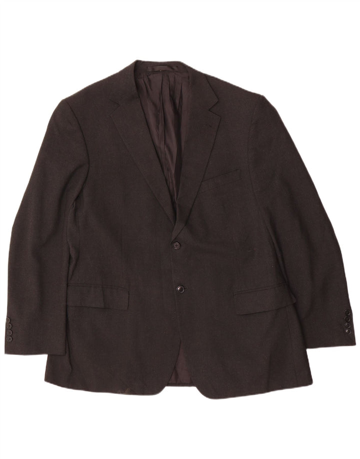 Jachetă pentru bărbați Marks & Spencer cu 2 nasturi, UK 44 XL, poliester gri