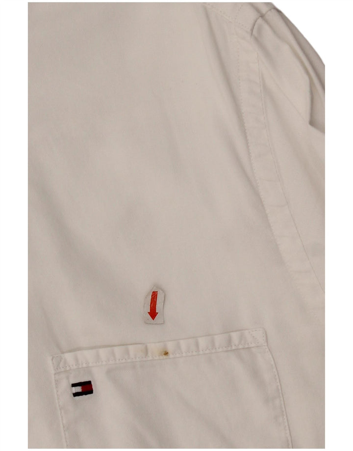 Cămașă Slim Fit Tommy Hilfiger pentru bărbați, alb mediu