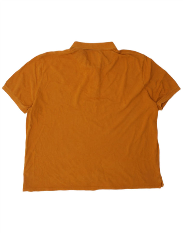 Tricou polo Lyle & Scott pentru bărbați, bumbac portocaliu 2XL