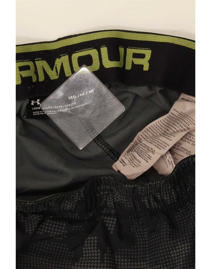 Pantaloni scurți sport Under Armour pentru bărbați, poliester camuflaj, gri mediu