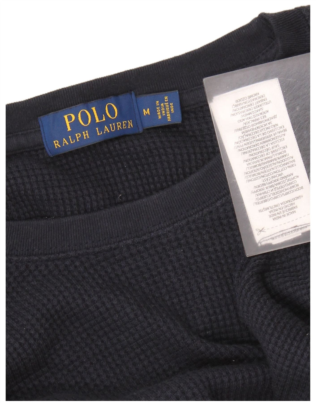 POLO RALPH LAUREN Top pentru bărbați cu mânecă lungă, mediu, bleumarin, bumbac