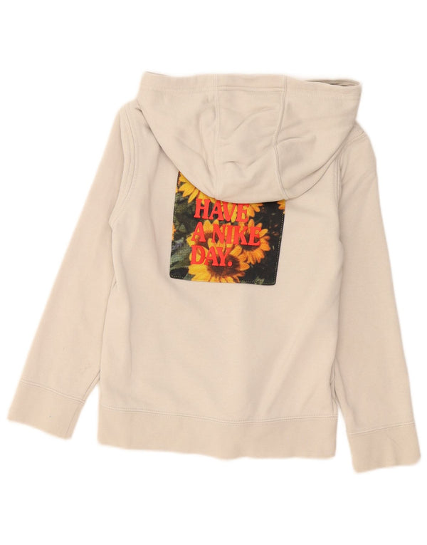 Pulover Nike Fete Graphic Hanocă 8-9 Ani Mic Bej Floral Bumbac