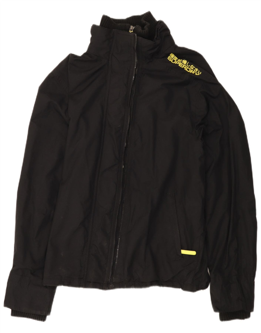 Jachetă Windbreaker pentru femei The Windcheater, UK 18 XL, nailon negru