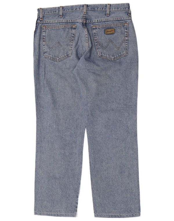 Blugi drepti pentru bărbați Wrangler Texas Regular W36 L28 Bumbac albastru