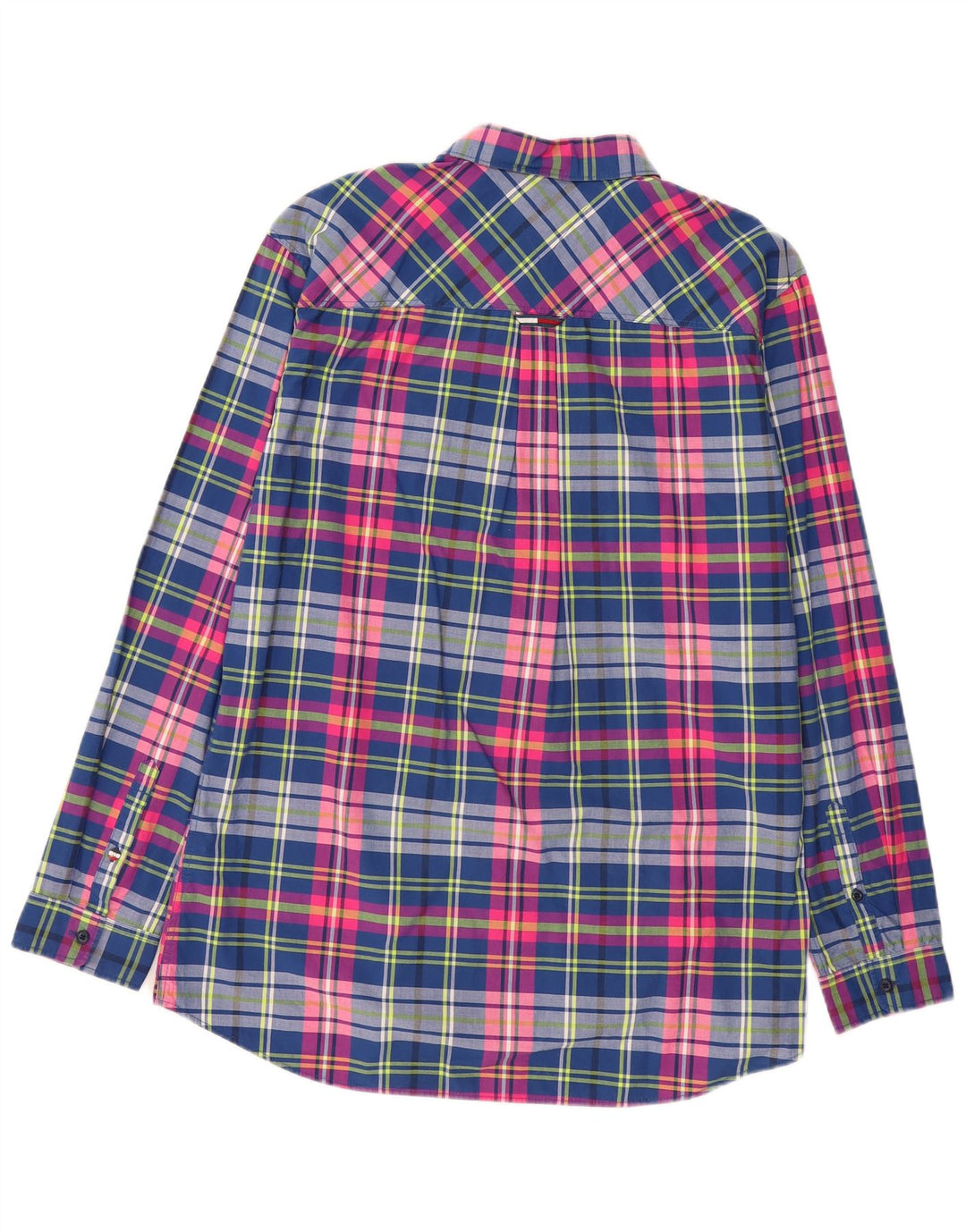 Cămașă pentru bărbați TOMMY HILFIGER, XL, bumbac cu carouri bleumarin