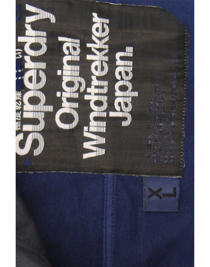 Superdry Windtrekker Windbreaker Jacket pentru bărbați UK 42 XL Bleumarin Poliester