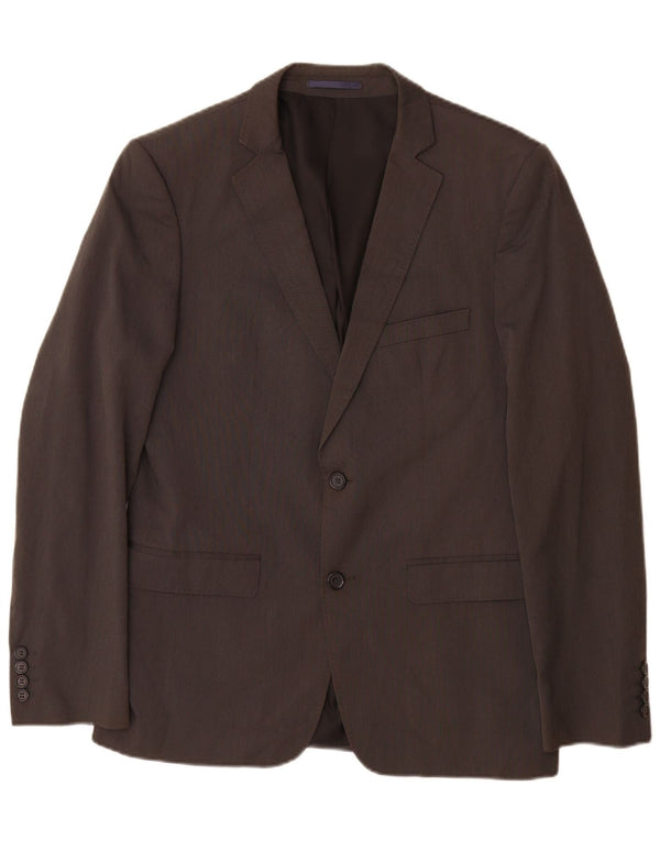 Blazer pentru bărbați Zara cu 2 nasturi EU 48 Gri mediu