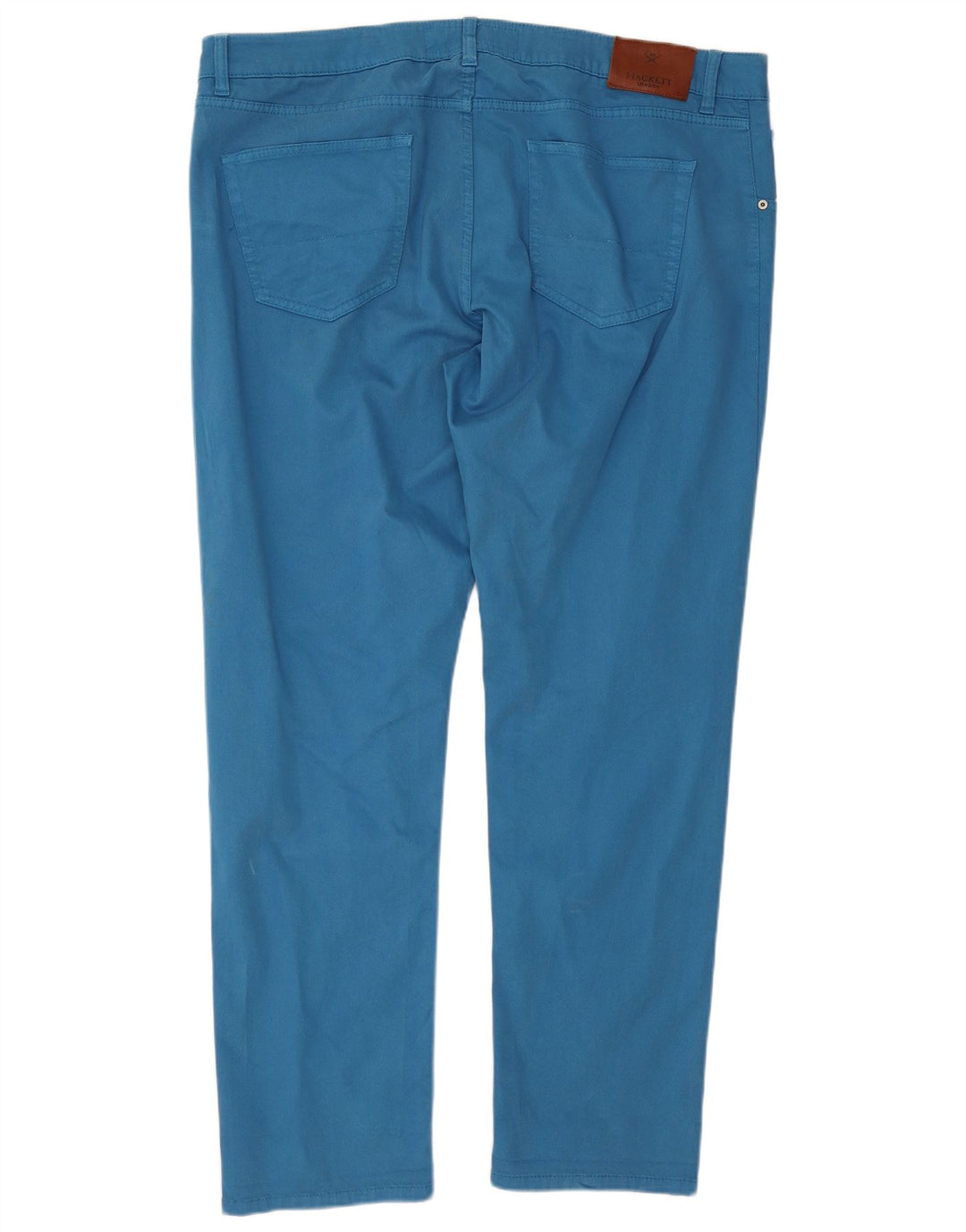 Pantaloni casual drepti pentru bărbați Hackett W44 L31 Bumbac albastru