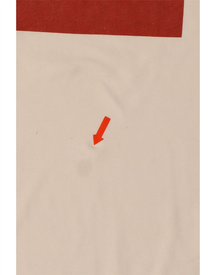 LEVI'S Mens Graphic T-Shirt Top Medium White Cotton Vintage Levi's and Second-Hand Levi's from Messina Hembry 