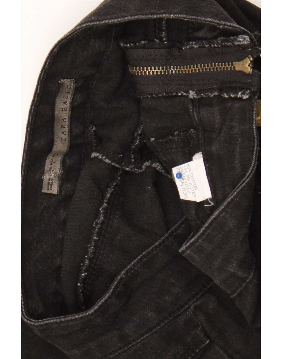 Blugi jegging pentru femei Zara L30 L29, bumbac negru