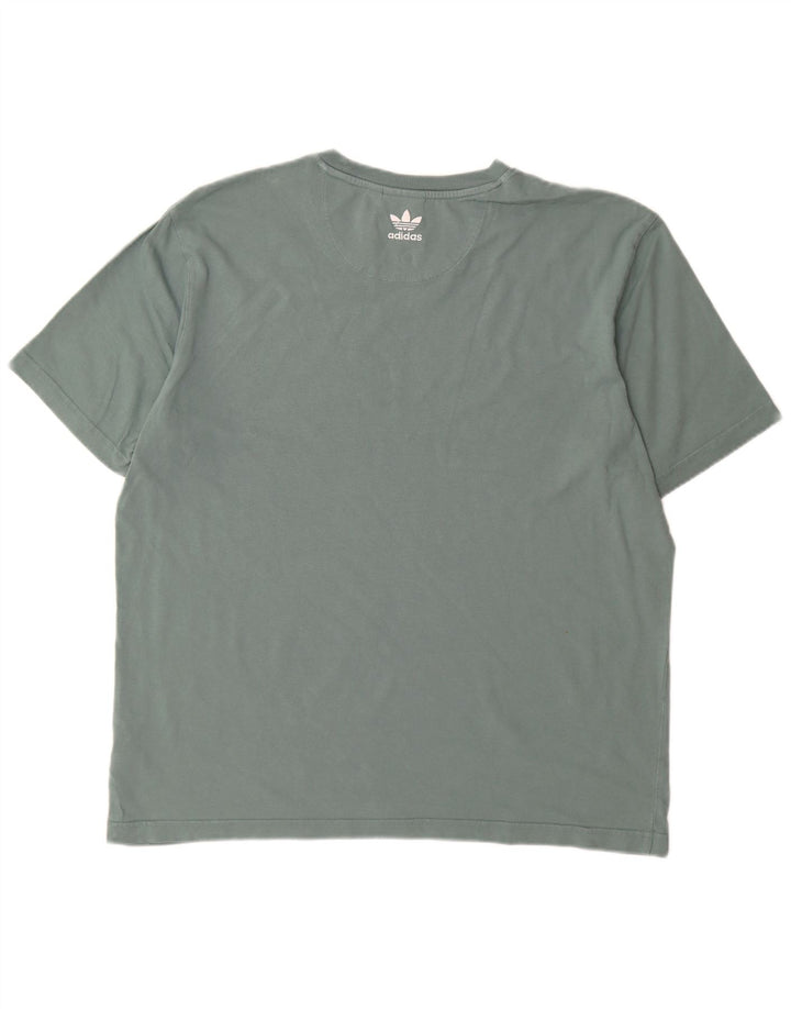 Tricou pentru bărbați Adidas Top mare, albastru, bumbac