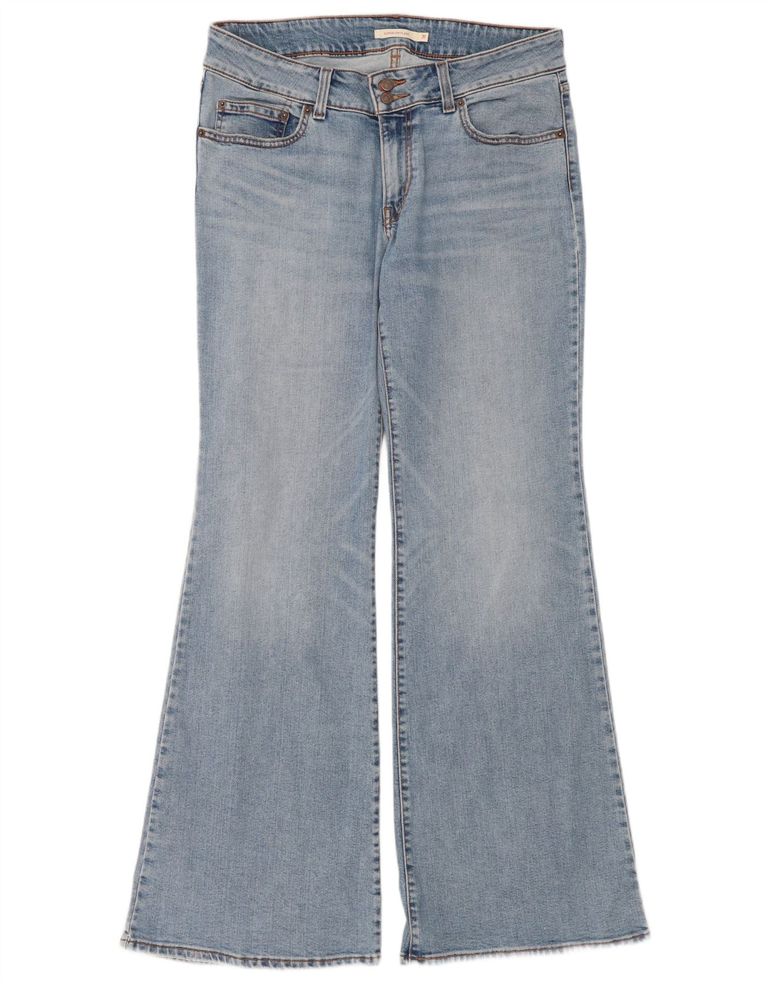 Blugi evazați Super Low pentru femei Levi's W31 L34 Bumbac albastru