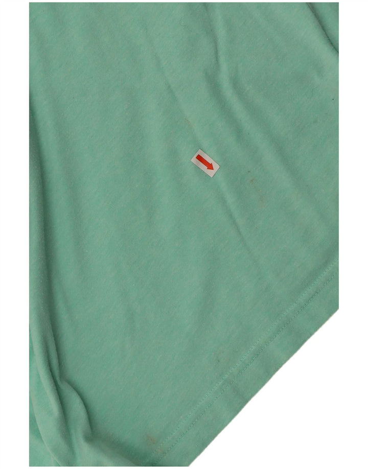 Tricou grafic HURLEY pentru baieti Top 13-14 ani XL bumbac verde