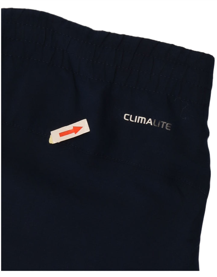 Pantaloni scurți sport pentru bărbați Adidas Climalite, poliester, albastru mic