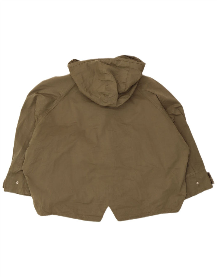 Jachetă parka supradimensionată cu glugă pentru femei Zara UK 14 Medium Khaki