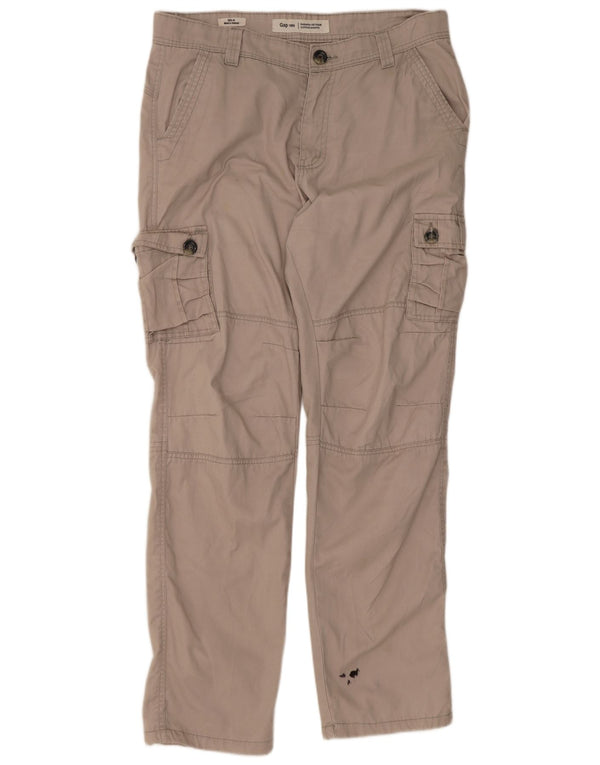 Pantaloni cargo drepti pentru bărbați Gap W34 L31 bej