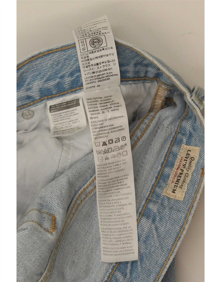 Blugi 501 drepti pentru bărbați Levi's W31 L30 Bumbac albastru