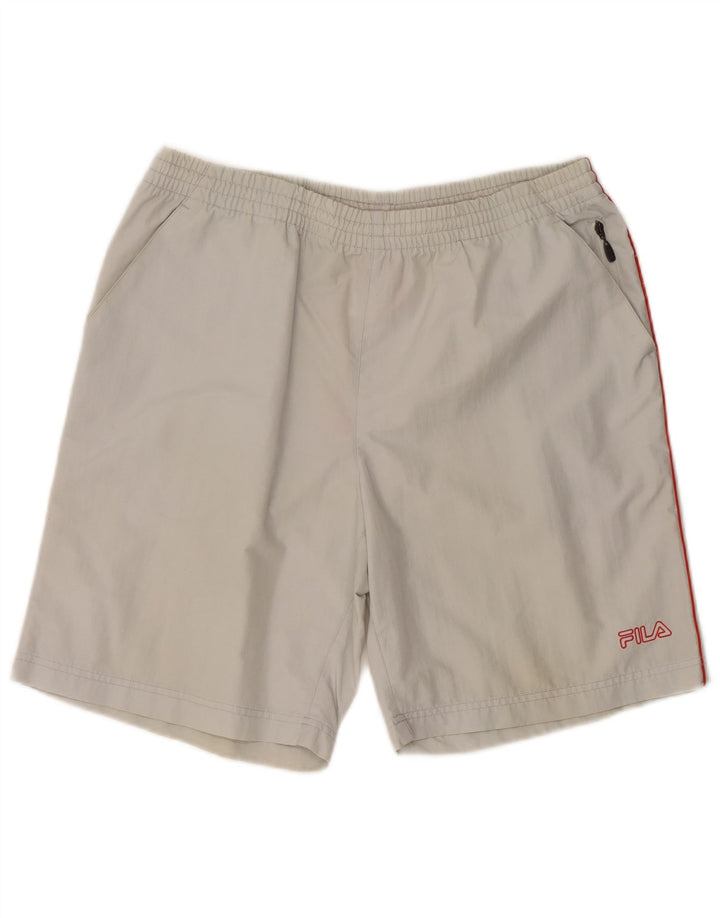 FILA Mens Sport Shorts Large  Grey Polyamide