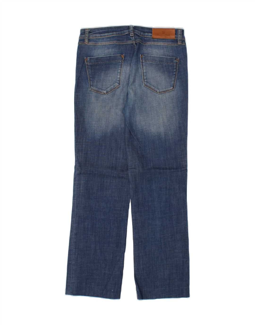 MASSIMO DUTTI Womens Regular Fit Straight Jeans EU 38 Small W24 L27 Blue Vintage Massimo Dutti and Second-Hand Massimo Dutti from Messina Hembry 