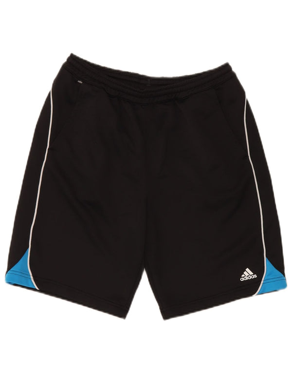 Pantaloni scurți sport Adidas pentru băieți 15-16 ani, negru, poliester