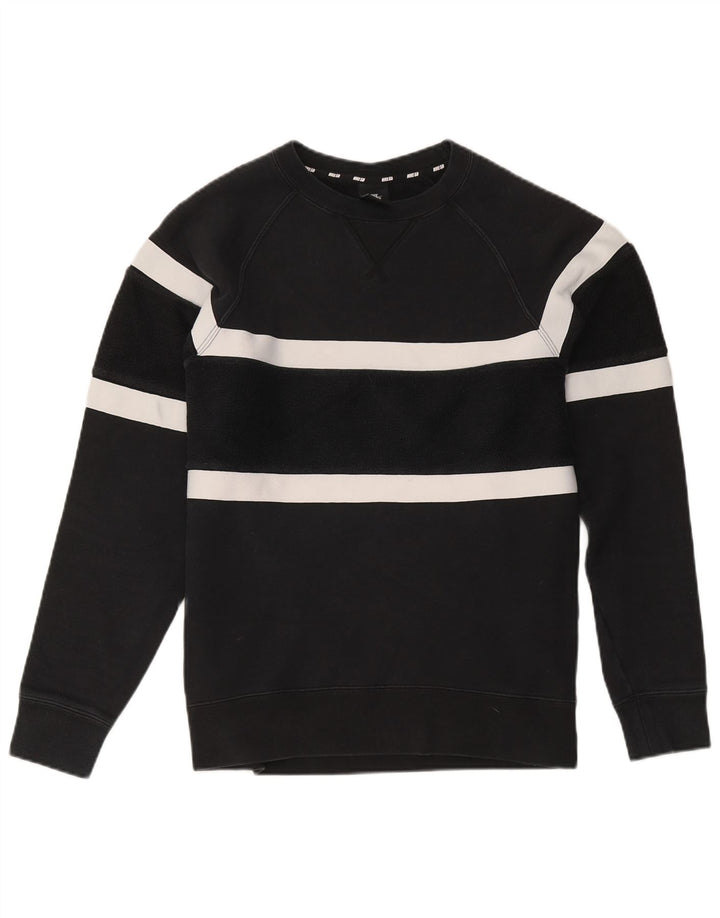 Pulover Nike pentru bărbați, mic, negru, color block, bumbac