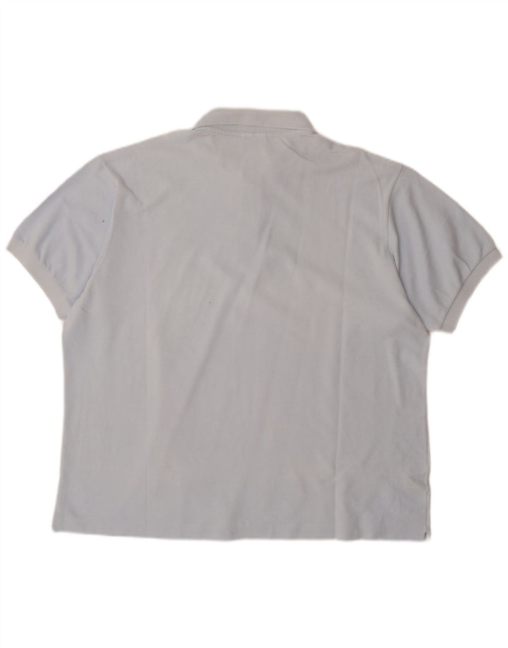 Tricou polo pentru bărbați LACOSTE Mărimea 7 2XL Bumbac albastru