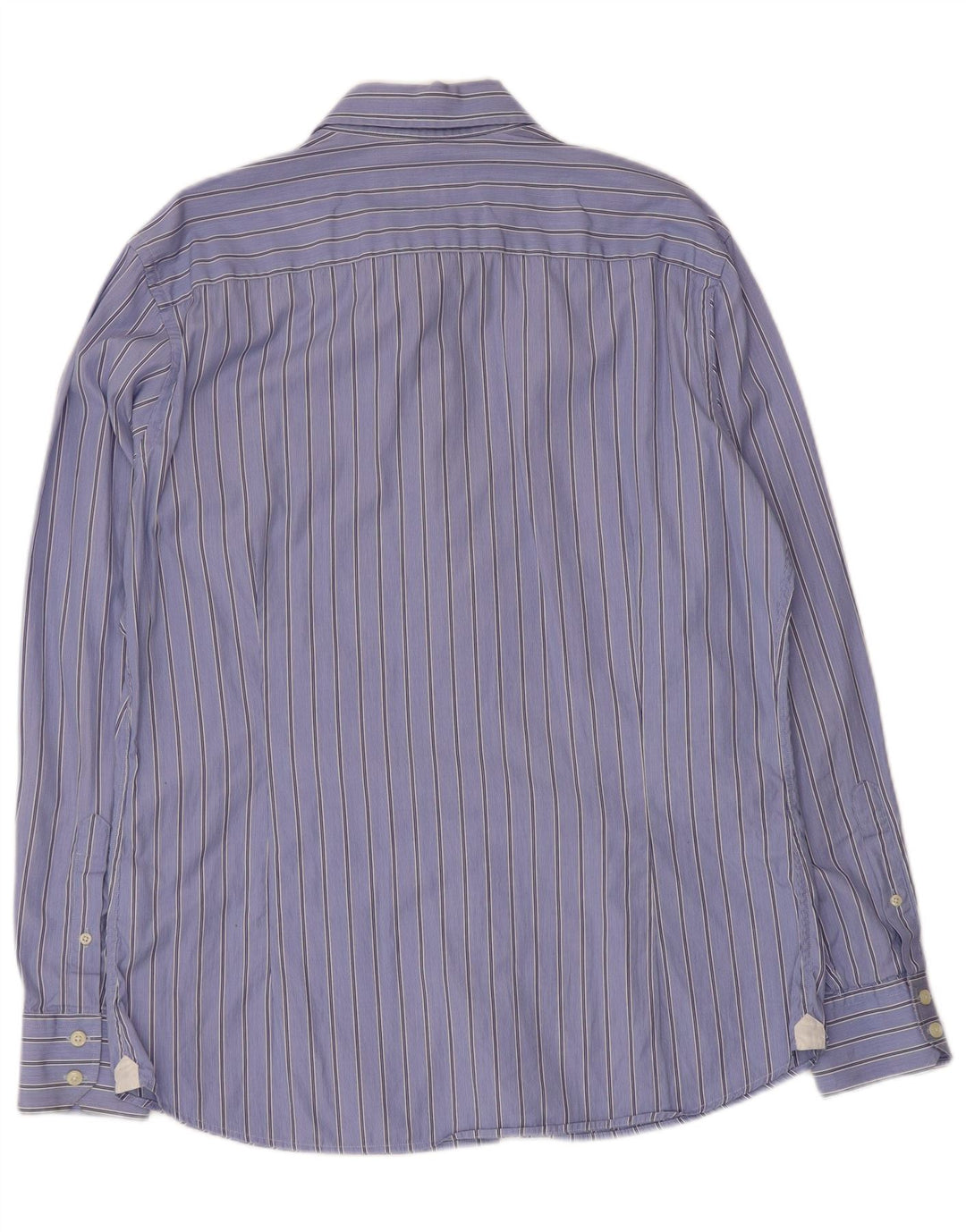 Cămașă pentru bărbați Hackett Slim Fit, bumbac mare cu dungi albastre