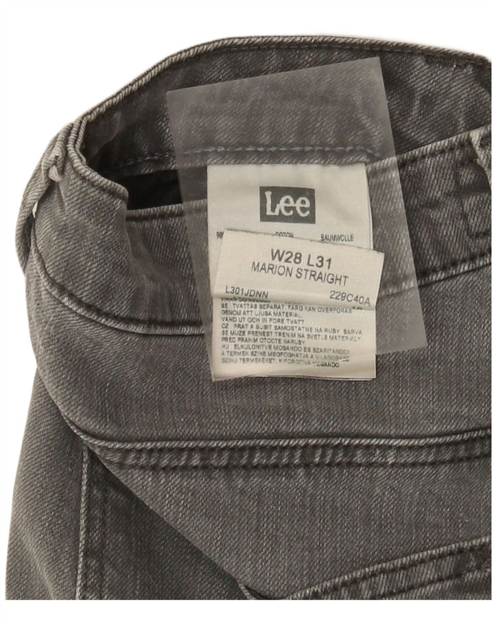 Blugi Lee Marion drepte pentru femei W28 L31 bumbac gri