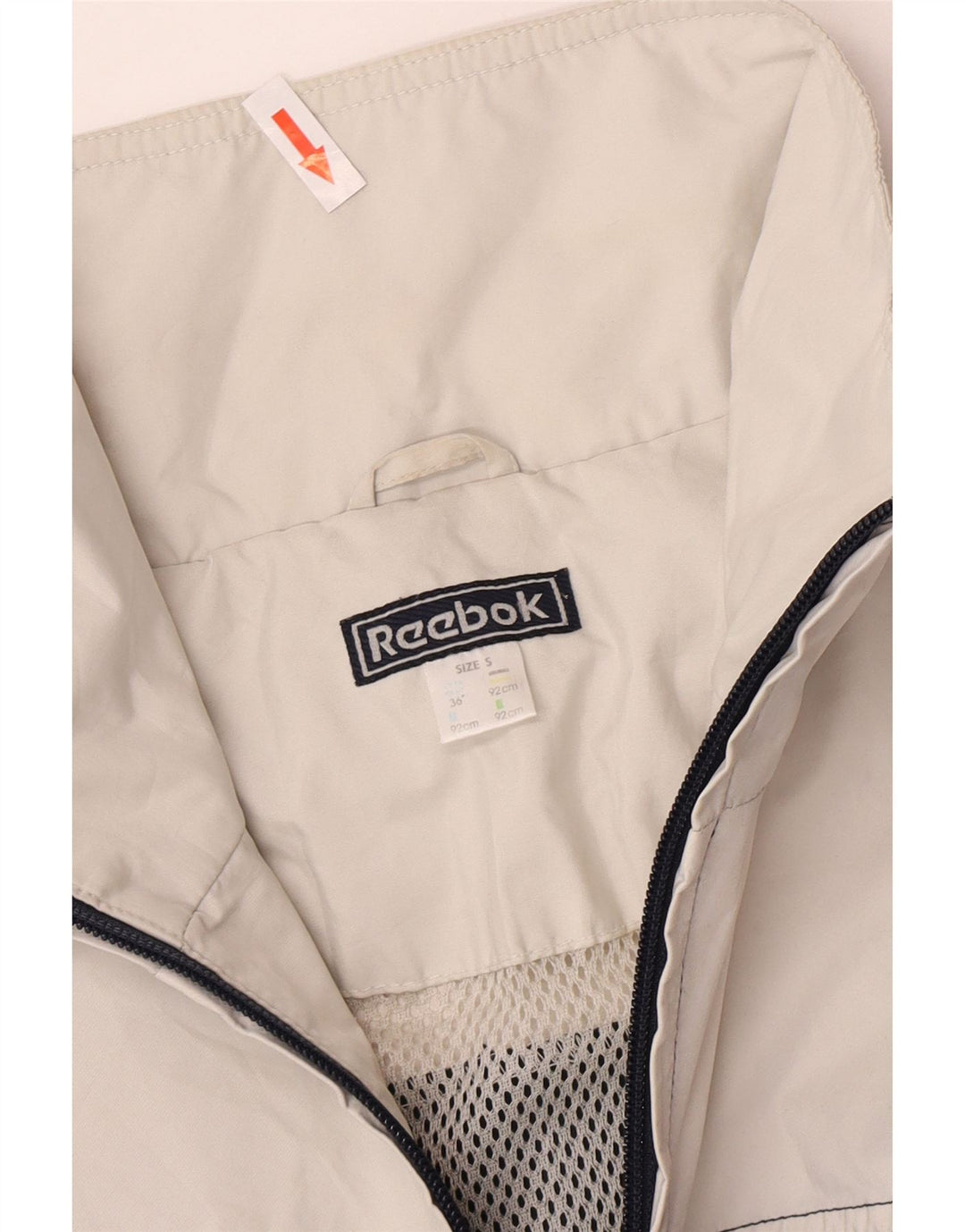 Jachetă de ploaie pulover pentru bărbați REEBOK UK 36 Mic, albastru bleumarin