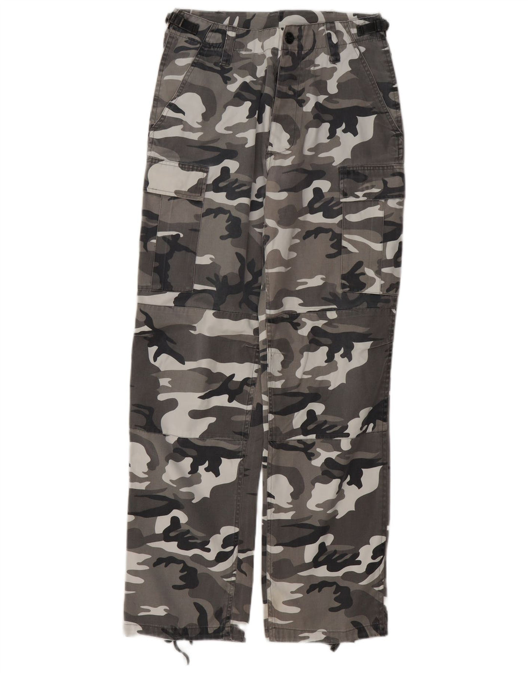 Pantaloni cargo drepți vintage pentru bărbați L30 L30 Camuflaj gri