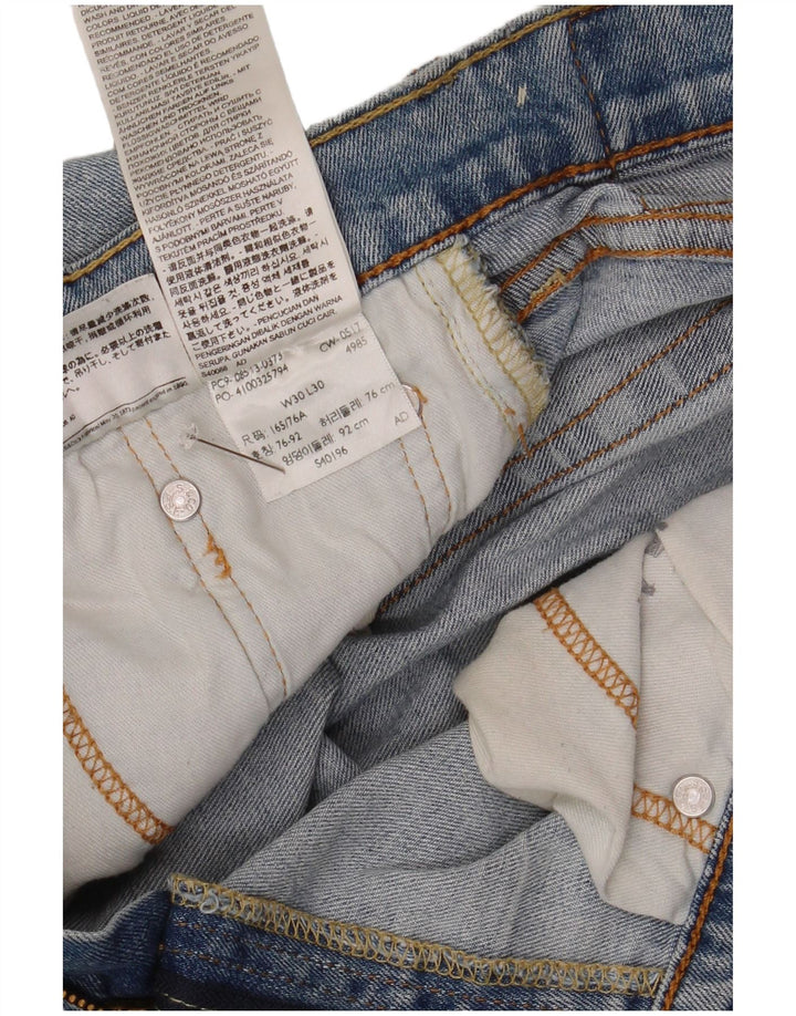 Blugi Levi's 513 Slim Straight pentru bărbați L30 L30 Bumbac albastru