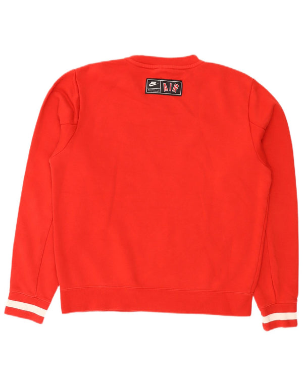 Pulover pentru bărbați Nike Graphic Loose Fit XS, bumbac color bloc, roșu