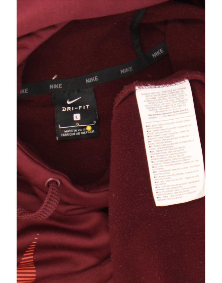 Jumper Nike Dri Fit Graphic pentru bărbați, poliester mare maro