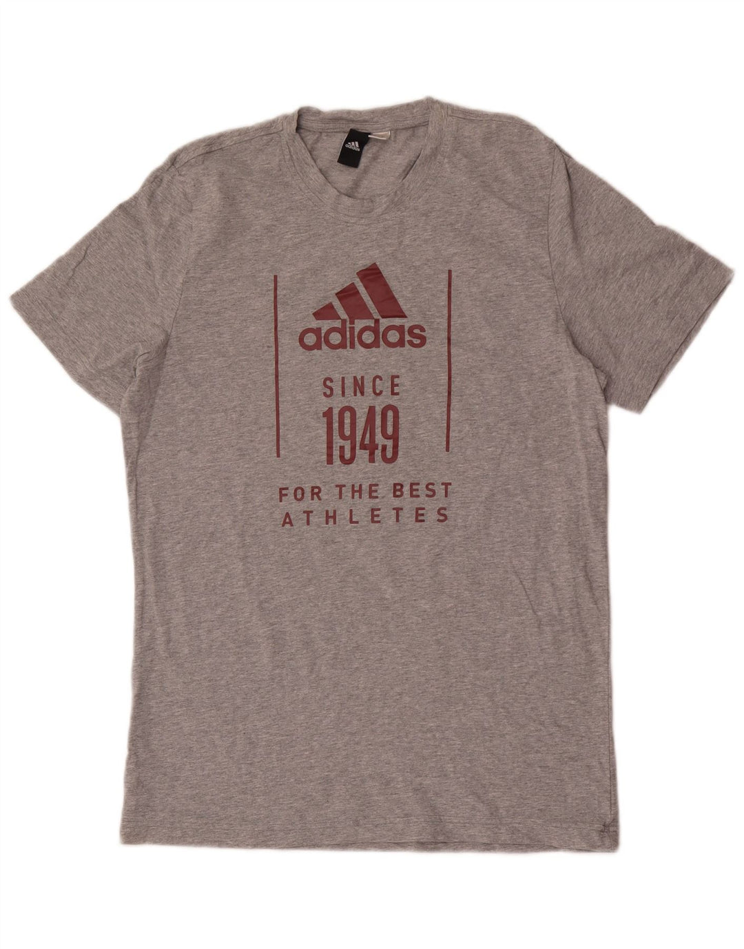 Tricou grafic pentru bărbați ADIDAS Top Mediu Gri Pete