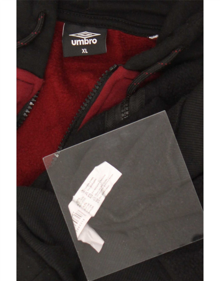Pulover Umbro pentru bărbați, cu fermoar, XL, poliester color bloc