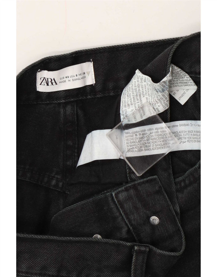 Blugi drepti pentru femei Zara EU 40 Medium W30 L29 Bumbac bleumarin