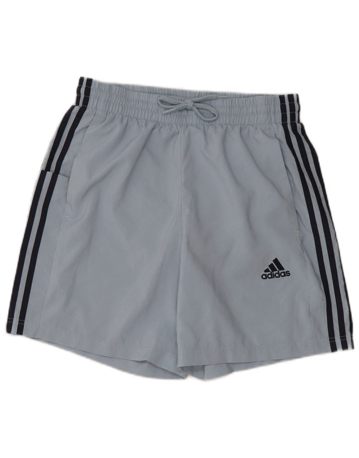 Pantaloni scurți sport ADIDAS pentru femei UK 14 Medium Blue Poliester
