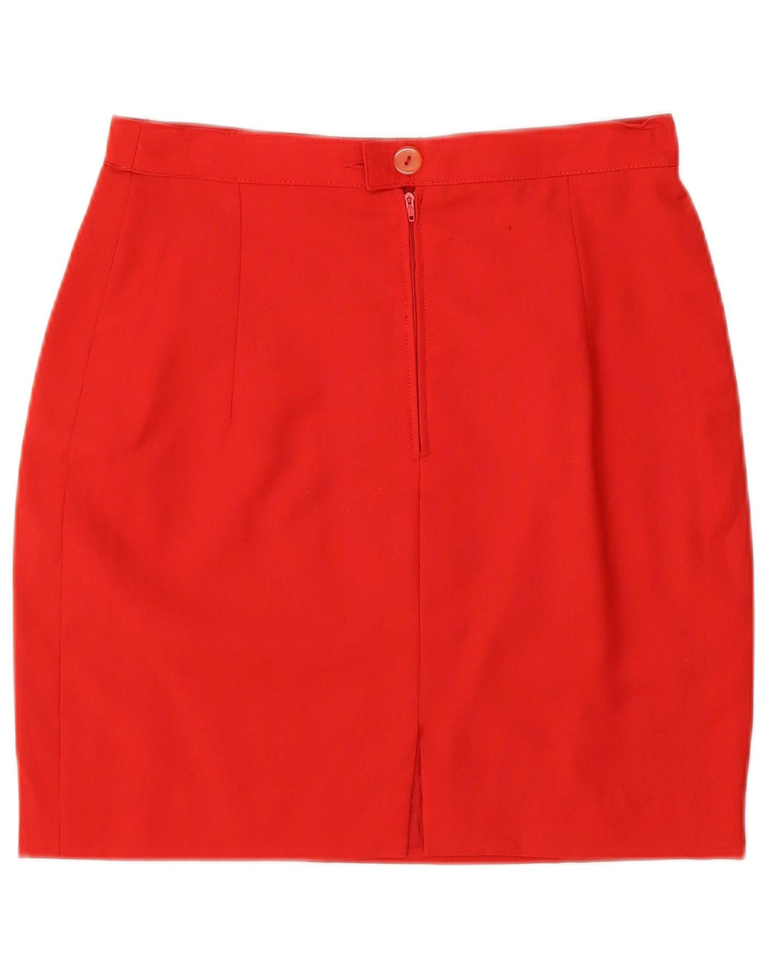 Set fuste 2 piese pentru femei VINTAGE 2 nasturi IT 44 Medium W26 Lână roșie