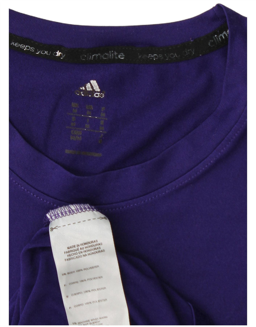 Tricou pentru bărbați ADIDAS Climalite Top Medium Purple Poliester
