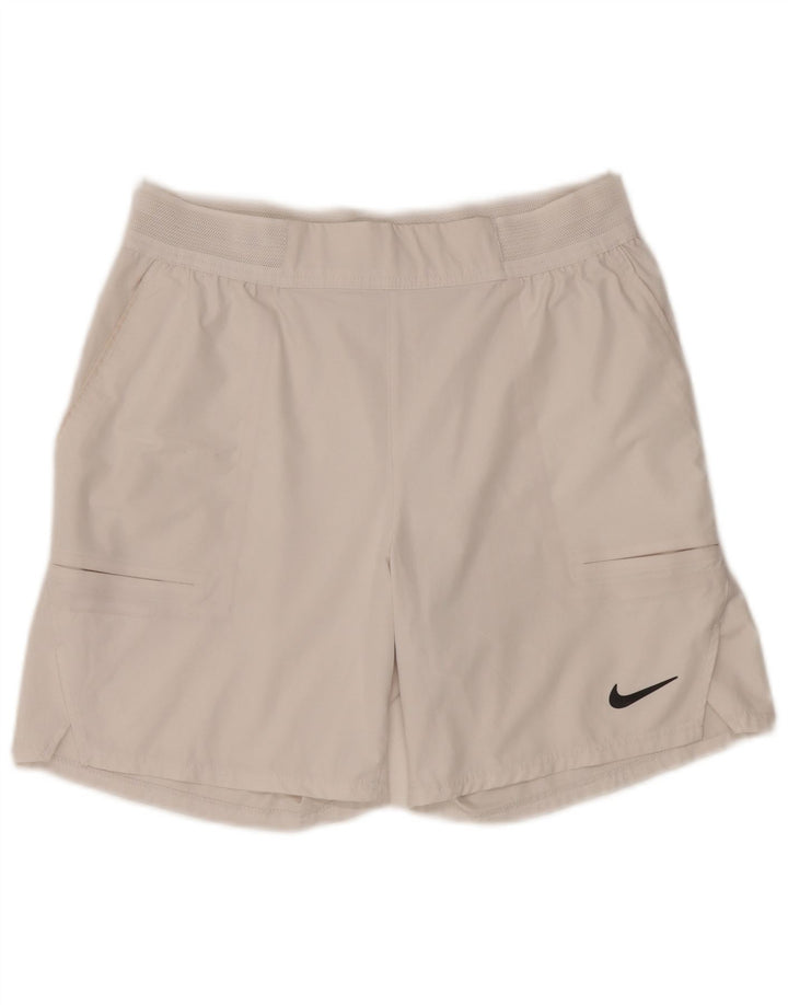 Pantaloni scurți sport Nike Dri Fit Cargo pentru bărbați, alb mediu