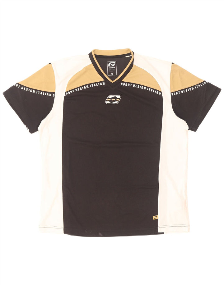 Tricou grafic pentru bărbați Lotto Top XL, multicolor, din poliester