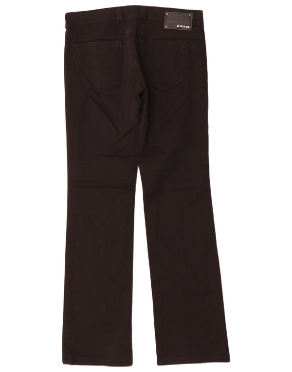 Blugi drepti pentru femei Diesel W29 L32 bumbac negru